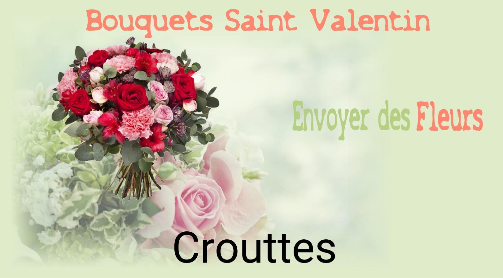 Roses de Saint-Valentin livrées à Crouttes